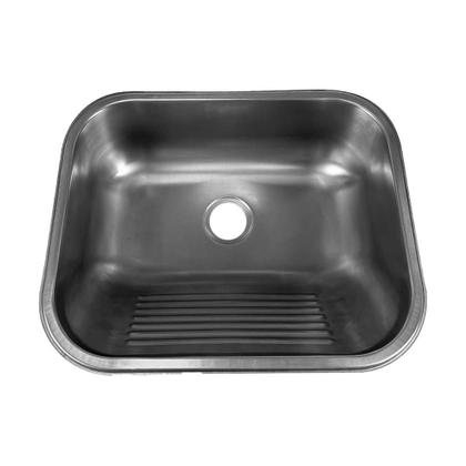 Imagem de Tanque Inox 50X40 fosco- Sobrepor E Embutir +Válvula