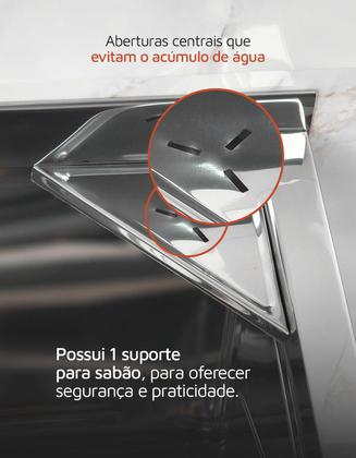Imagem de Tanque Inox 68 Litros Fixa Parede 608x506x434 Solo