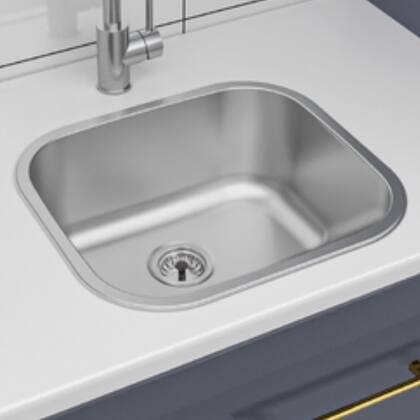 Imagem de Tanque Inox De Encaixe Embutir Lavanderia 40x35cm 19 L Com Válvula E Sifão Tramontina