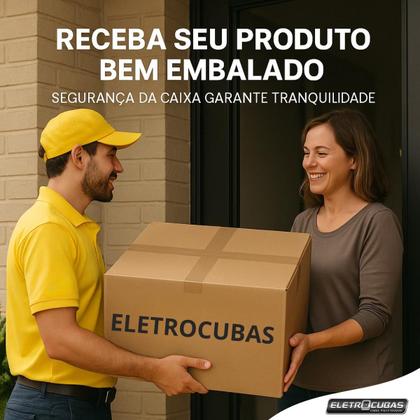 Imagem de Tanque Inox Eletrocubas Brilho 40x34x20 18l Sobrepor Embutir