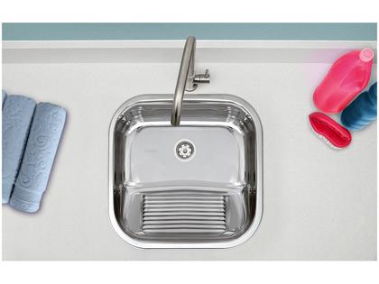 Imagem de Tanque Inox Hera Compact 40x40x22 25l Polido Tramontina