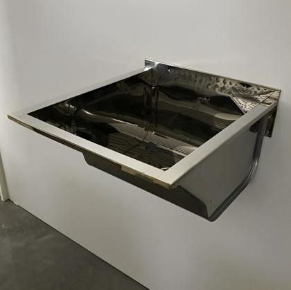 Imagem de Tanque Inox Lavanderia Pendurar Ts500 46 Litros C/válvula