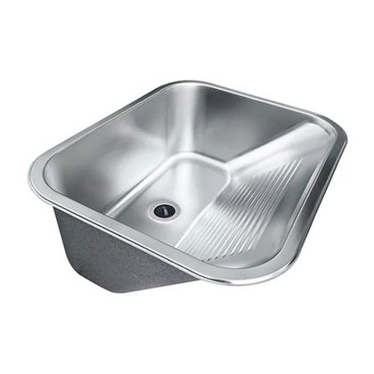 Imagem de Tanque Lavanderia Aço Inox 201 Belcca 50x45cm Com Válvula e Sifão - TL201-01