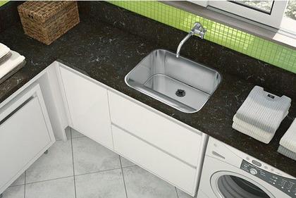 Imagem de Tanque monobloco 55L INOX 304 Acetinado 635X530X250CM 10.04.20435 Embutir/Sobrepor