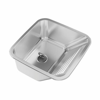 Imagem de Tanque Monobloco Para Embutir 30 Litros Acetinado Inox 55x45CM