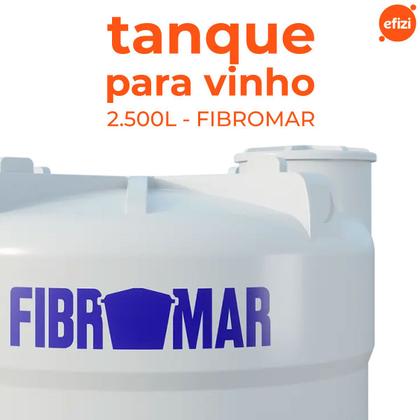 Imagem de Tanque P/ Armazenar Vinho 2.500L Fibromar