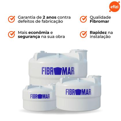 Imagem de Tanque P/ Armazenar Vinho 2.500L Fibromar