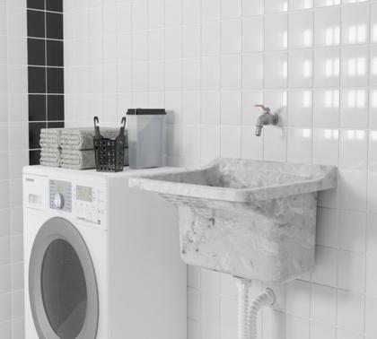 Imagem de Tanque Plástico 47x43x27cm 22 Litros TQ0/SC Mármore Astra