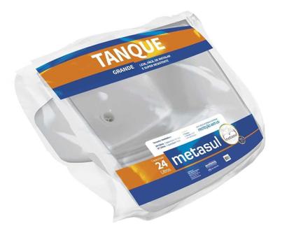 Imagem de Tanque Plastico Lavar Roupa 24 Litros Bege - Metasul
