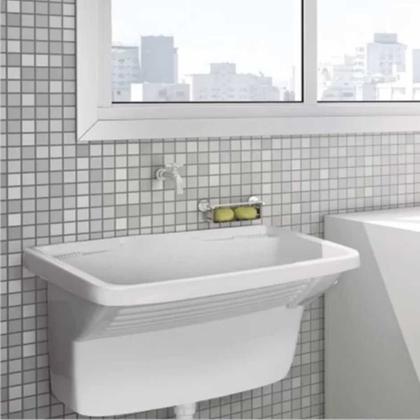 Imagem de Tanque Plastico Lavar Roupa 24 Litros Branco - Metasul