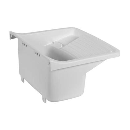Imagem de Tanque Plástico Lavar Roupa 47x43x27CM 22L - Astra Branco