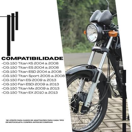 Imagem de Tanque Plástico Para Moto Cg 150 Cg 160 14L Preto Com Tampa