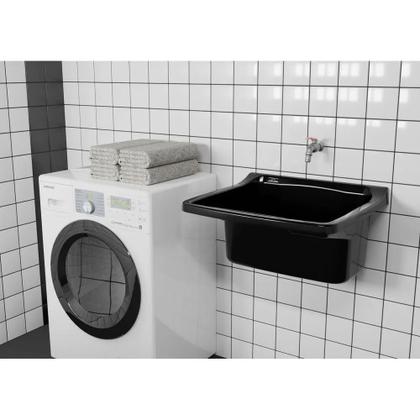 Imagem de Tanque Plástico Preto 47x43x27 Cm Para 22l - Astra