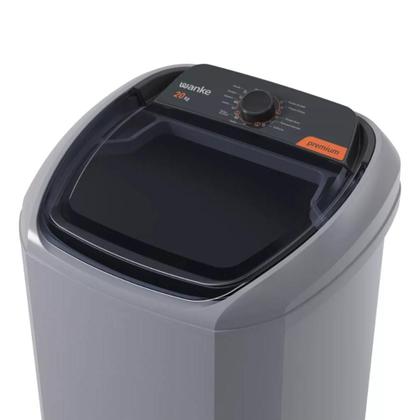 Imagem de Tanquinho de Lavar Roupa 20kg Wanke Premium Semiautomática Cinza 220V - LWBE201T3