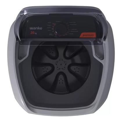Imagem de Tanquinho de Lavar Roupa 20kg Wanke Premium Semiautomática Cinza 220V - LWBE201T3