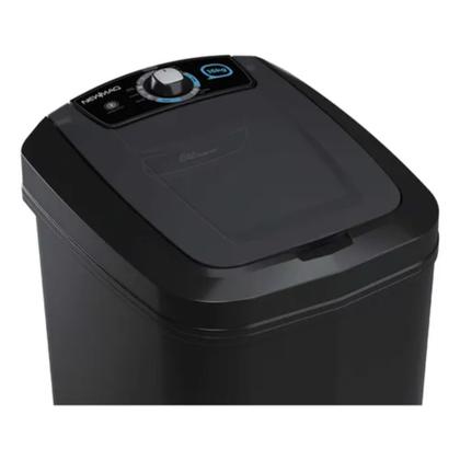 Imagem de Tanquinho Lavadora Semiautomática Newmaq 16kg Preto 127V com 9 Programas