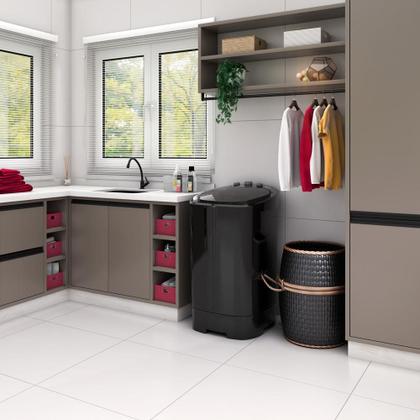 Imagem de Tanquinho/Máquina de lavar roupa Semiautomática Big com Aquatec 16kg Preta