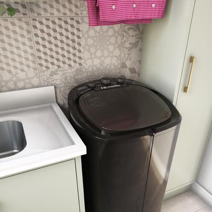 Imagem de Tanquinho/Máquina de lavar roupa Semiautomática Mueller Family com Aquatec 12kg Preta