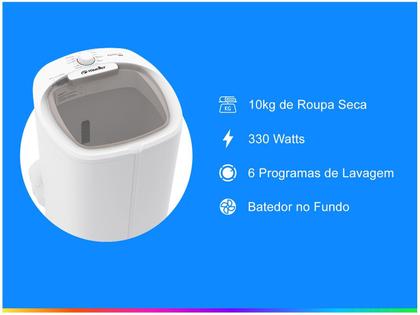 Imagem de Tanquinho/Máquina de lavar roupa Semiautomática Mueller Family Lite 10kg Branca