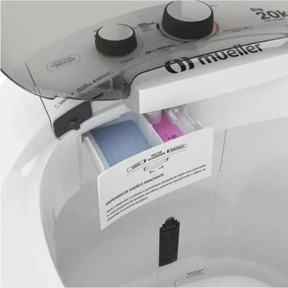 Imagem de Tanquinho Máquina de Lavar Roupas Mueller Big 20 Kg, Branco