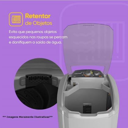 Imagem de Tanquinho/Máquina de Lavar Roupas Semi-automática 20Kg LCS  Colormaq Ecomax, Prata