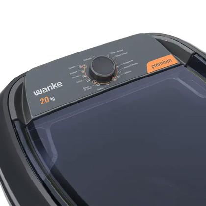 Imagem de Tanquinho Wanke Premium 20kg Semiautomática 10 programas LWBE201T3