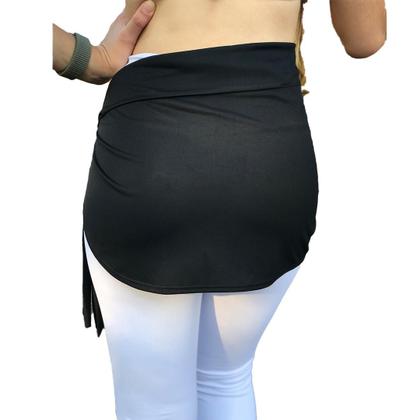 Imagem de Tapa Bumbum Saia Slin Fitness Praia Casual Preto