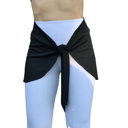 Imagem de Tapa Bumbum Saia Slin Fitness Praia Casual Preto