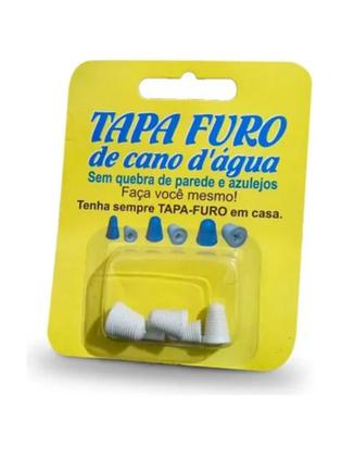 Imagem de Tapa Furo Cano D' Água Cano Furado Rosca Chave 5 Und