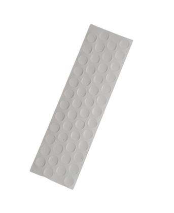 Imagem de Tapa Furos Adesivo Branco Texturizado Pvc 13mm P Móveis 50un