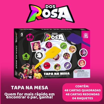 Imagem de Tapa Na Mesa Dos Rosa Brinquedo Jogo Infantil Educativo