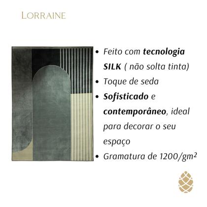 Imagem de Tapete 140X200cm Sala Retangular Sultan Silk Antiderrapante