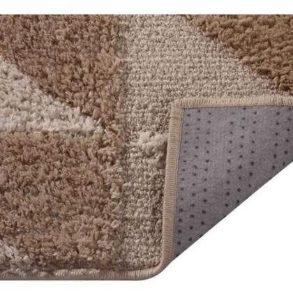 Imagem de Tapete 2 X 3 Jazz Pelo Macio Alto E Baixo Relevo Sala Quarto Escritório não Risca Piso Loja Oficial - DES-06-TRIGO