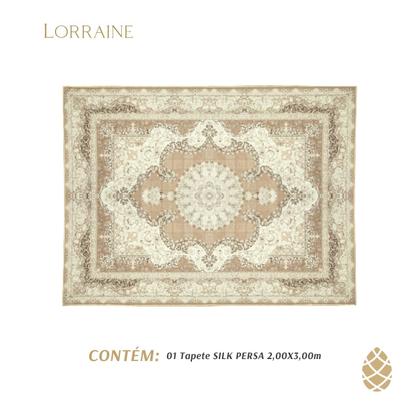 Imagem de Tapete 200X300cm Sala Retangular Sultan Silk Antiderrapante