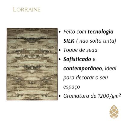 Imagem de Tapete 200X300Cm Sala Retangular Sultan Silk Antiderrapante