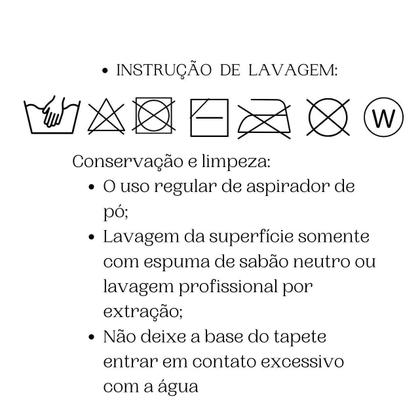 Imagem de Tapete 200X300Cm Sala Retangular Sultan Silk Antiderrapante