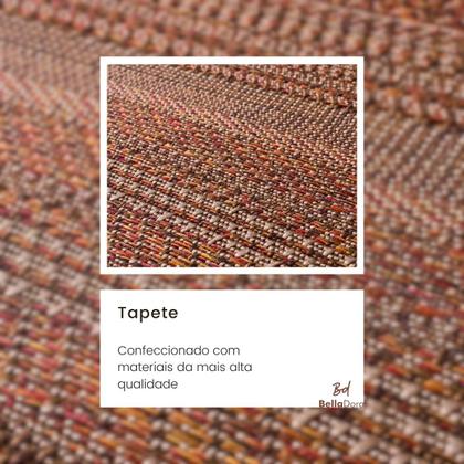 Imagem de Tapete 2x2,5m Para Decoração de Sala Quarto Escritório Em Sisal Não Gruda Pelo Antiderrapante