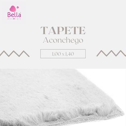 Imagem de Tapete Aconchego Para Sala Com Antiderrapante 1,00 X 1,40