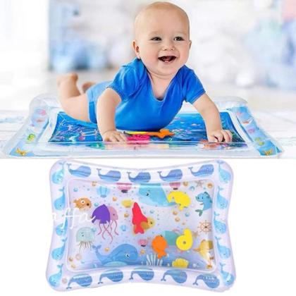 Imagem de Tapete Almofada De Água Inflável Infantil Color Fundo Do Mar Baby Interativo Sensorial Colorida Divertida