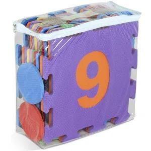 Imagem de Tapete Amarelinha 10 peças em E.V.A Fundamental Brinquedos