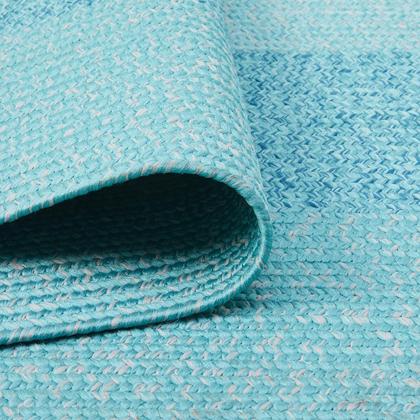 Imagem de Tapete ao ar livre Amazon Basics retangular 2,74 m x 3,96 m azul gradiente