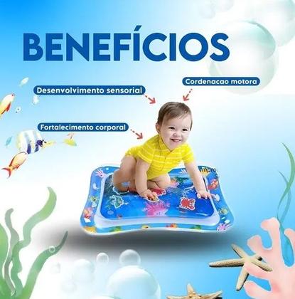 Imagem de Tapete Aquário Infantil Interativo Almofada Inflável