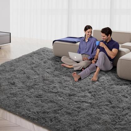 Imagem de Tapete Area Zentavio Grey para sala de estar e quarto 180x270cm