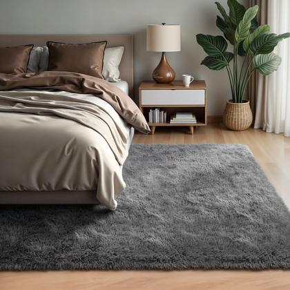 Imagem de Tapete Area Zentavio Grey para sala de estar e quarto 180x270cm