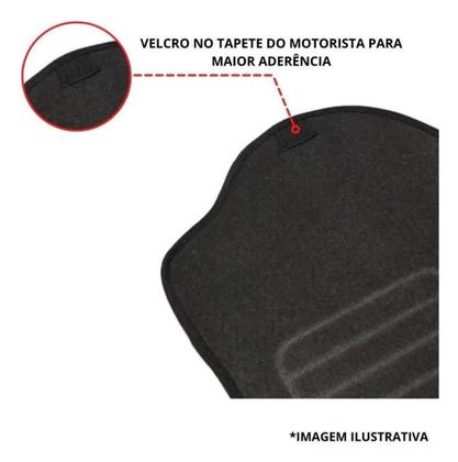 Imagem de Tapete Automotivo Onix 2012 Até 2018 Carpete Bordado