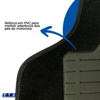 Imagem de Tapete Automotivo Palio Fire 2012 até 2016 Logo Bordado