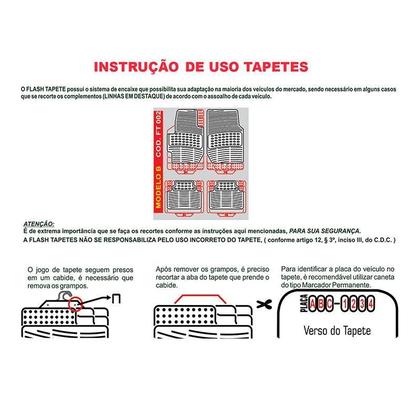 Imagem de Tapete B Tunel Central Borracha Universal Tiggo 2015