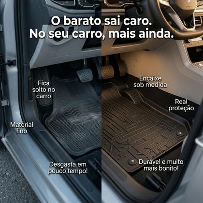 Imagem de Tapete Bandeja Carro Vw Virtus 2018 A 2026 Sob Medida