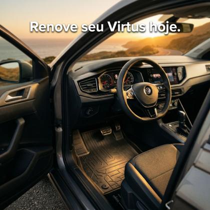 Imagem de Tapete Bandeja Carro Vw Virtus 2018 A 2026 Sob Medida