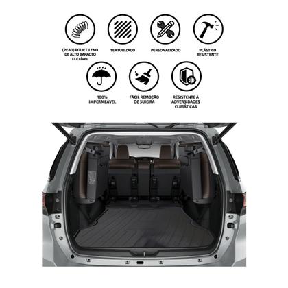 Imagem de Tapete Bandeja SW4 7 Lugares 2017 2018 2019 2020 2021 2022 2023 Protetor de Porta-Malas Em Relevo